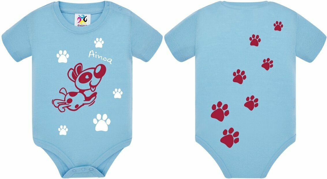 Body bebé 'Perrito y huellas'