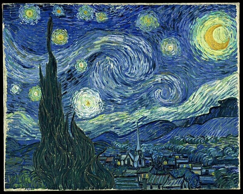 'Noche estrellada' de Van Gogh
