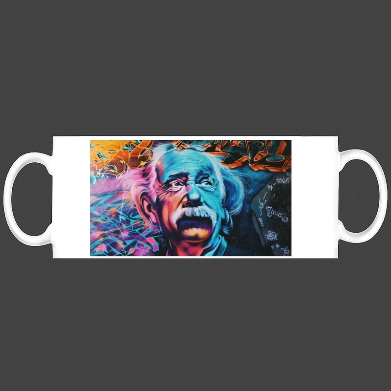 Taza Graffiti Einstein urbano