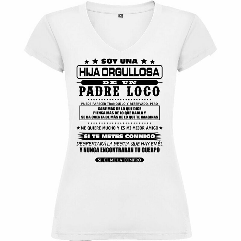 'Orgullosa' Camiseta cuello de pico