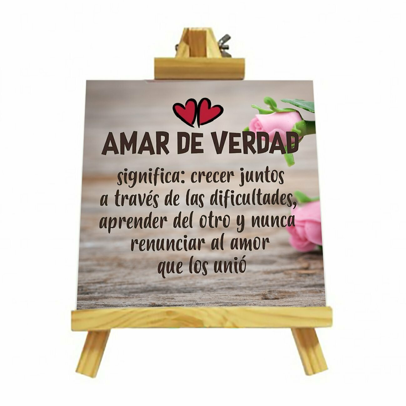 Azulejo "Amar de verdad"