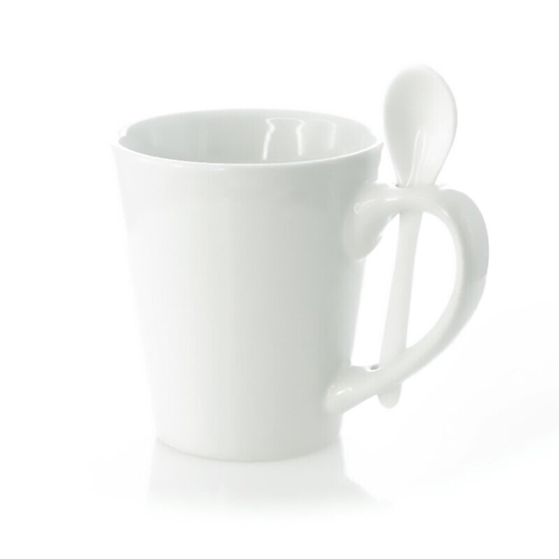 Taza cónica con cuchara - Diseño a medida
