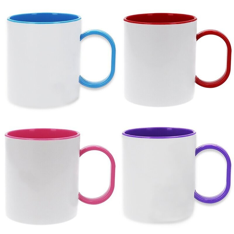 Taza de plástico de colores - Diseño a medida
