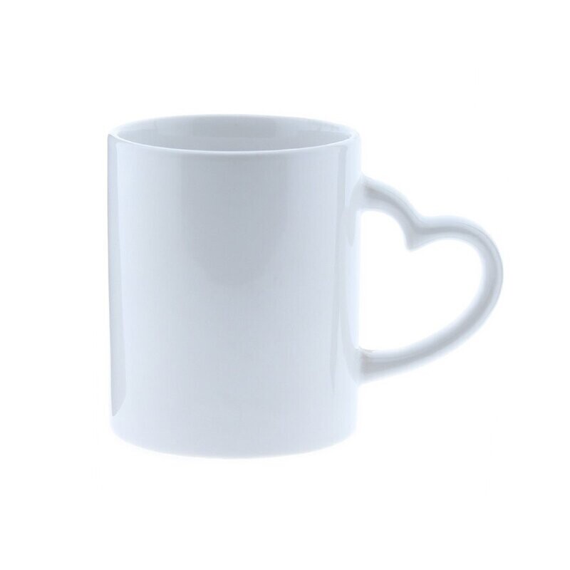 Taza con asa de corazón - Diseño a medida
