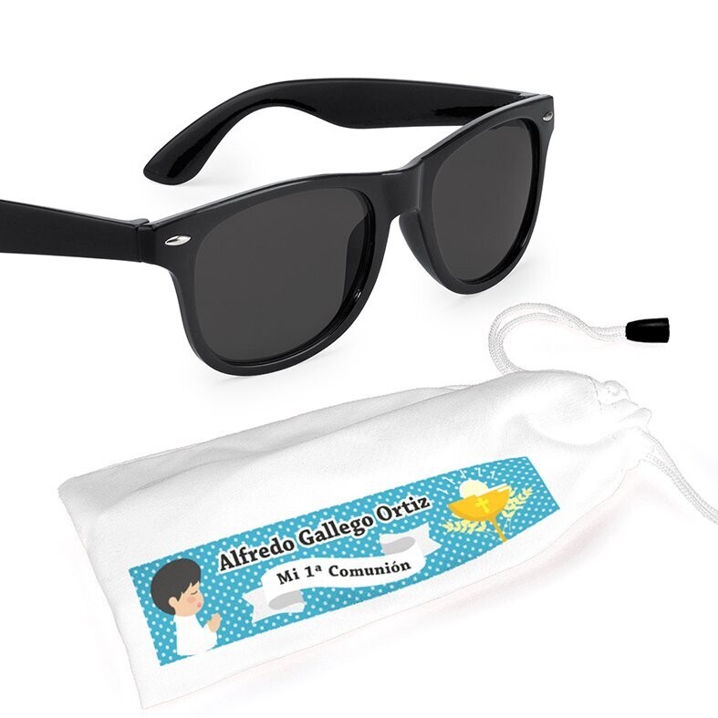 Gafas clásicas con funda personalizada