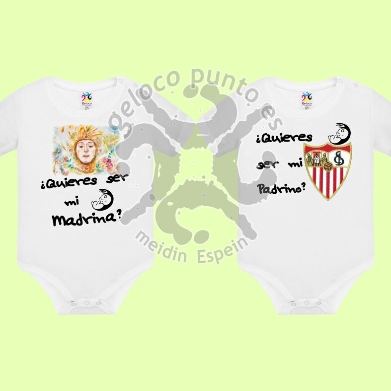 Body para Madrina y Padrino Personalizado