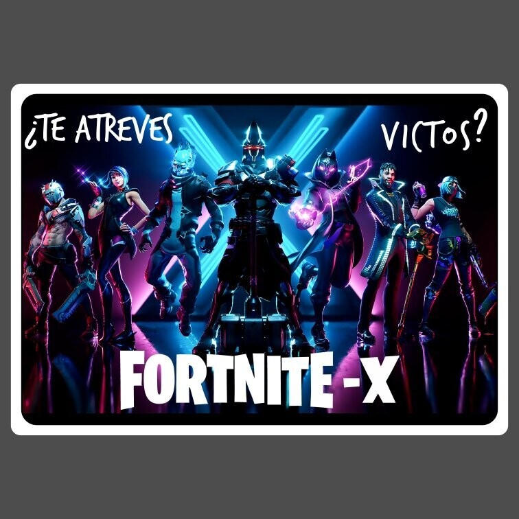 Alfombrilla para ratón 'Fortnite X'
