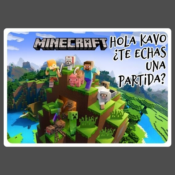 Alfombrilla para ratón 'Minecraft'