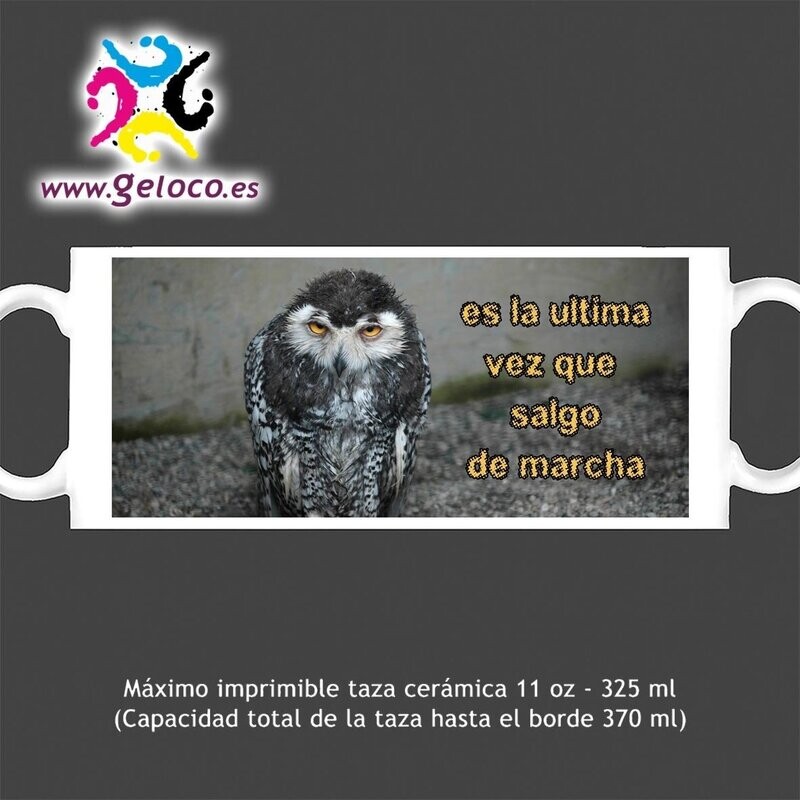Taza 'La resaca de la lechuza'