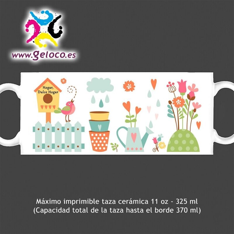 'Jardín colorido'