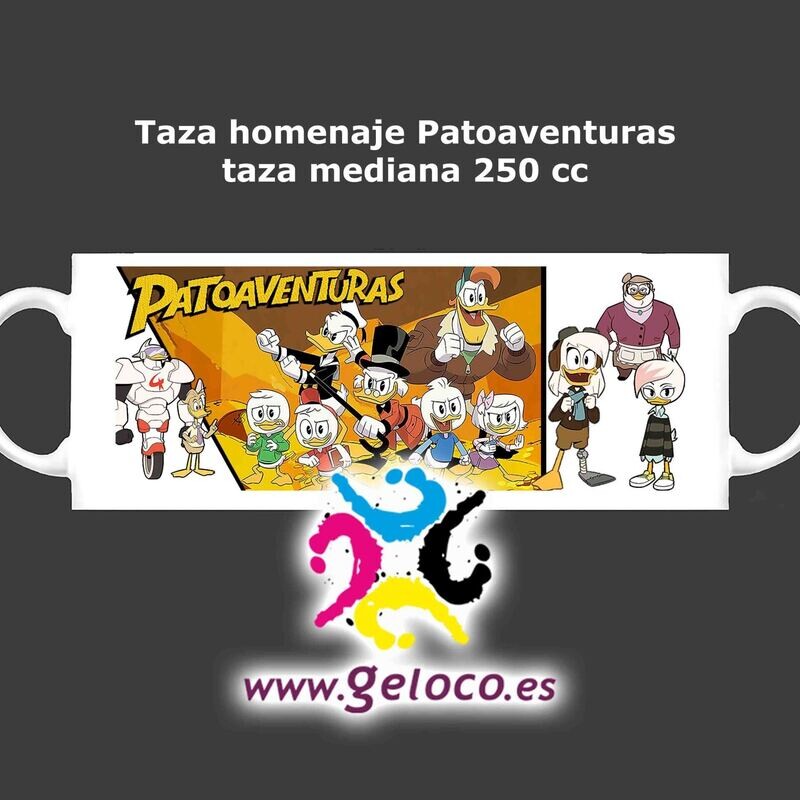 Taza mediana 250cc 'Aventureros'
