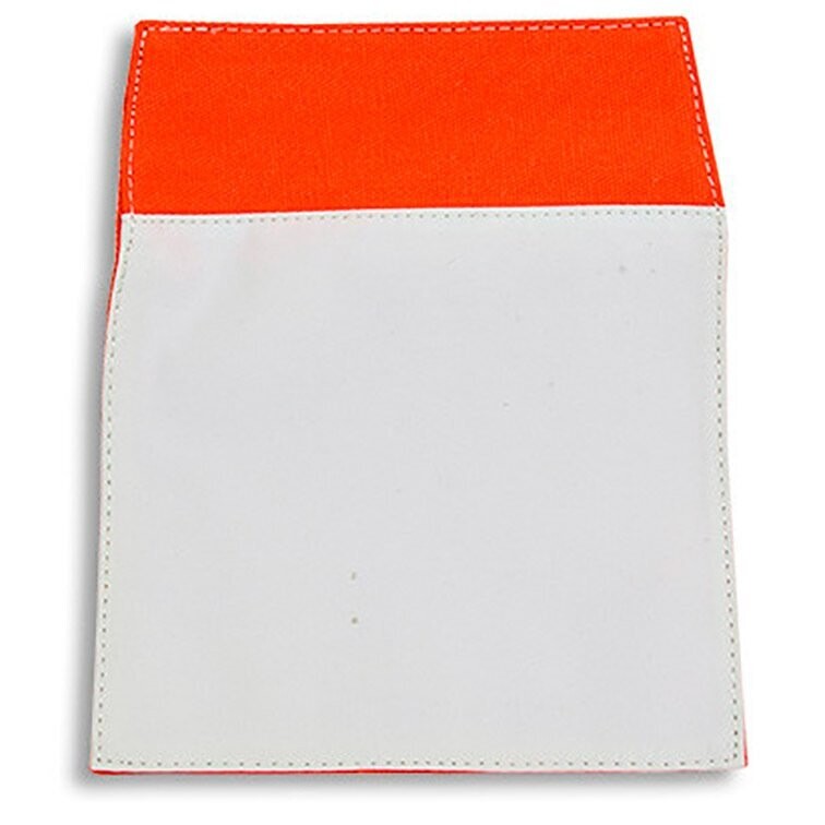 Solapa para bolso bandolera naranja
