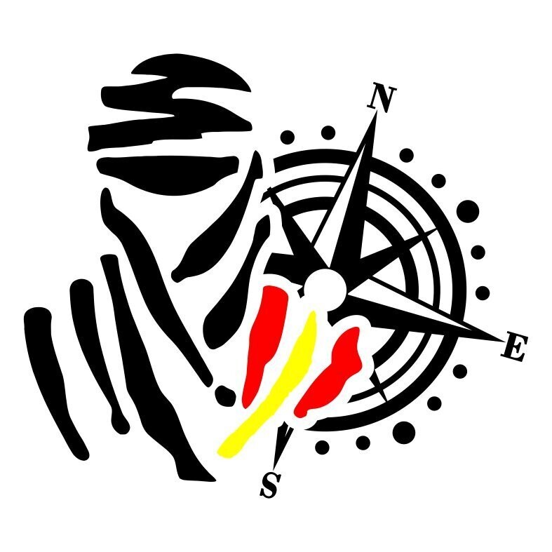 Tuareg y rosa de vientos