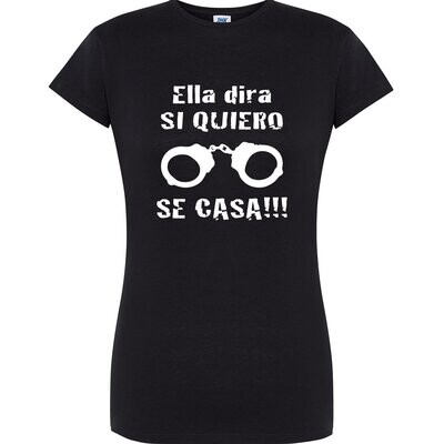 Camiseta mujer para despedida 'Esposada'