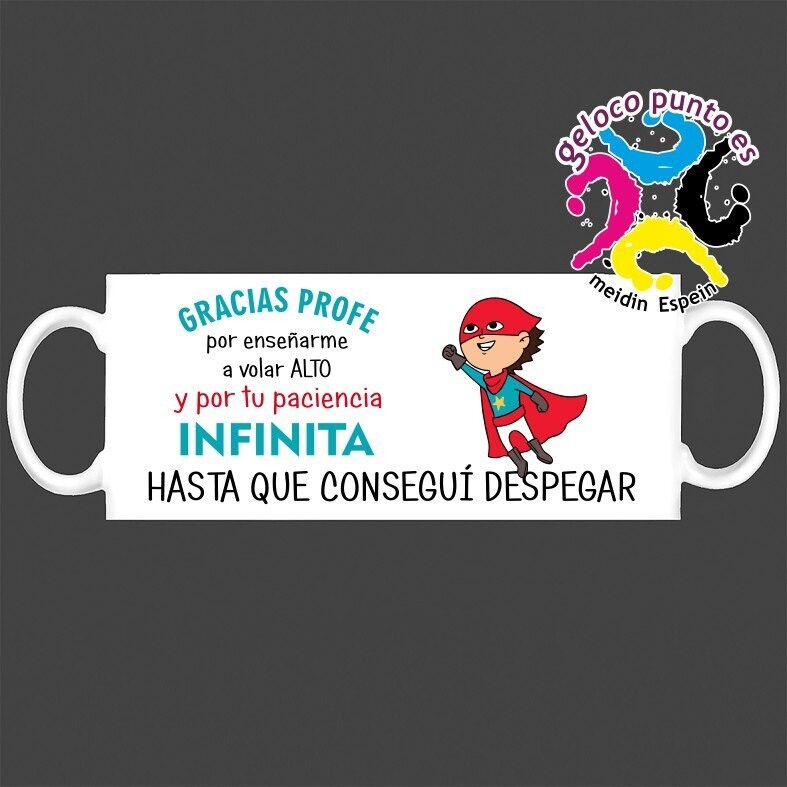 Taza "Gracias por enseñarme"