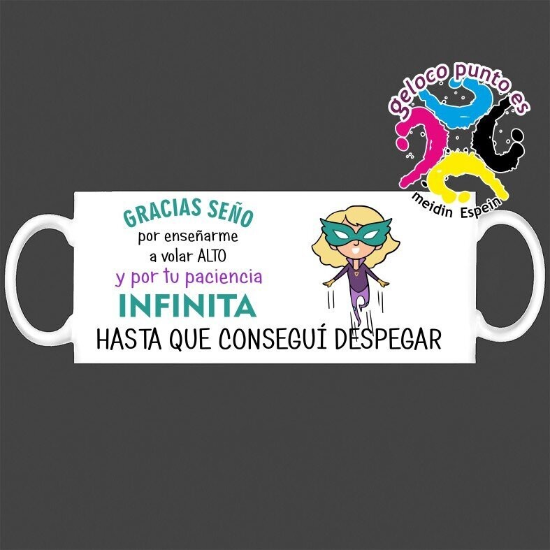 Taza "Gracias por enseñarme"