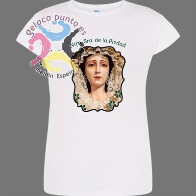 Virgen de la Piedad, camiseta de mujer