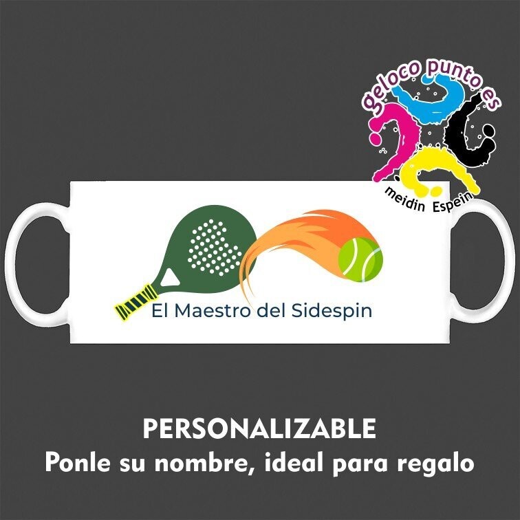 Taza "Pádel sidespin"