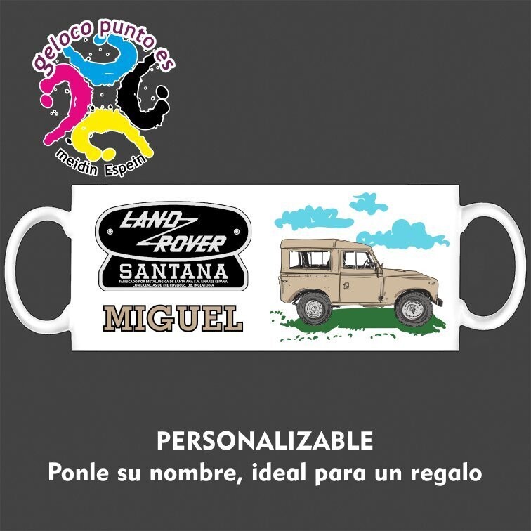 Taza 'Land Rover Santana'
