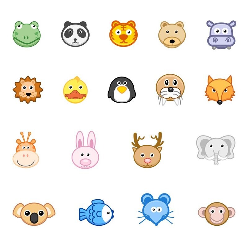 'Iconos de animales'