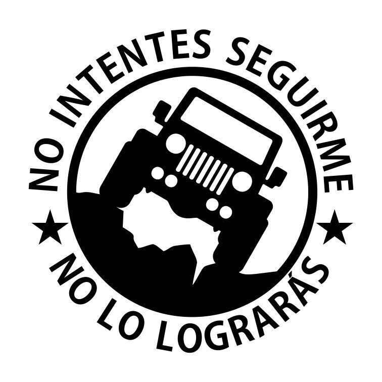 Pegatina 'No lo intentes'