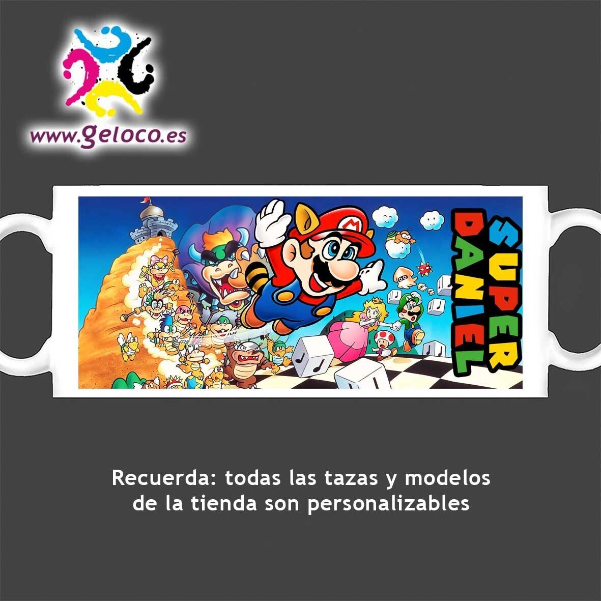 Taza 'Mario mapache'