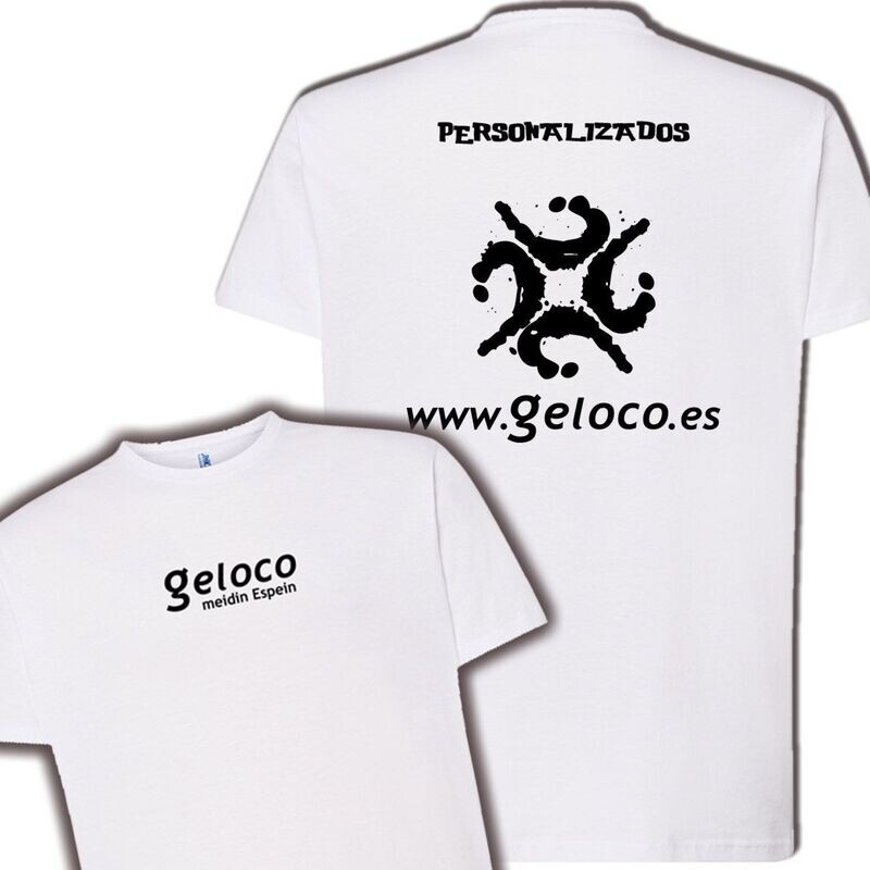 Camiseta de manga corta serigrafiada - 50 unidades