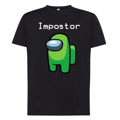 Camiseta negra 'El Impostor' talla XS