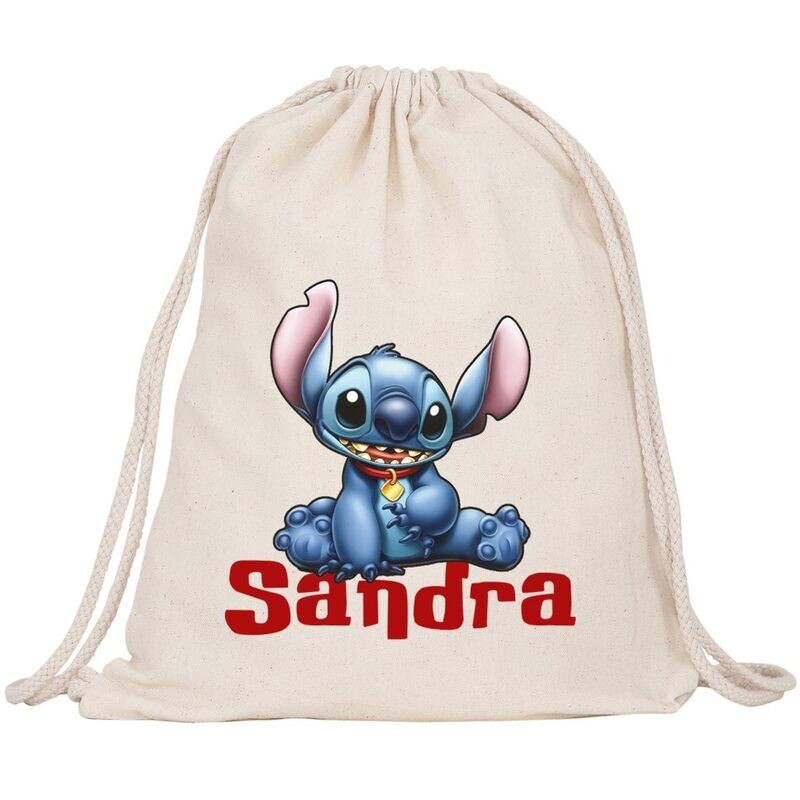 Mochila de cordones 'Stich'