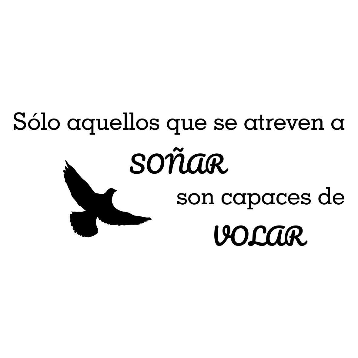 'Puedes volar'