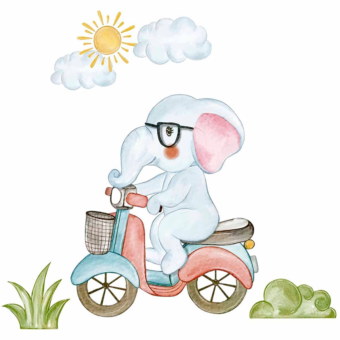 'Elefantástica motocicleta'
