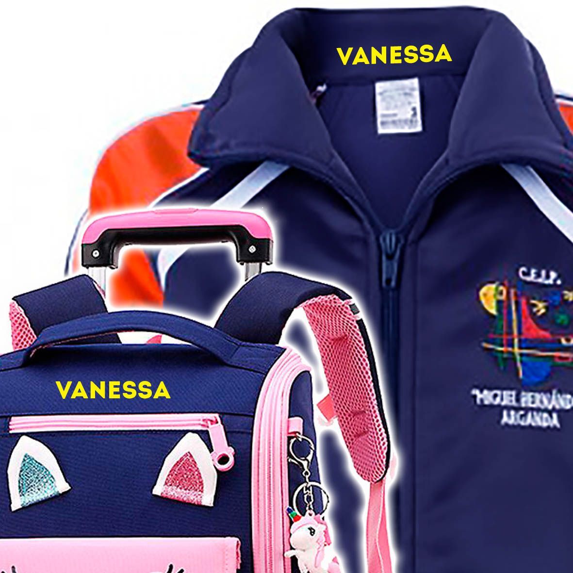 Marcaje escolar para textil