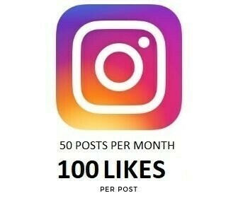 100 Instagram Likes on Each Post Per month 100 Instagram Likes on Each Post Per month
