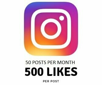 500 Instagram Likes on Each Post Per month 500 Instagram Likes on Each Post Per month