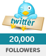 20000 Twitter Followers