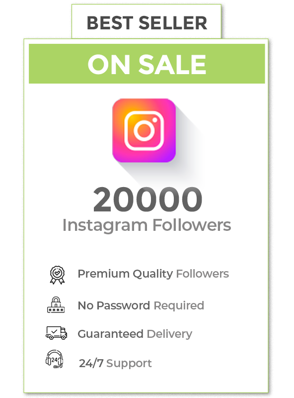 20000 Instagram Followers