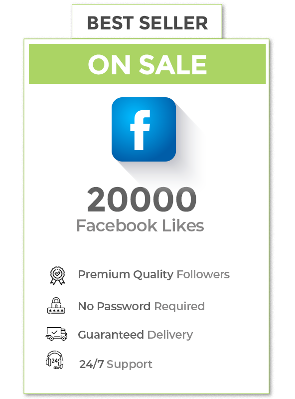 20000 Facebook Likes