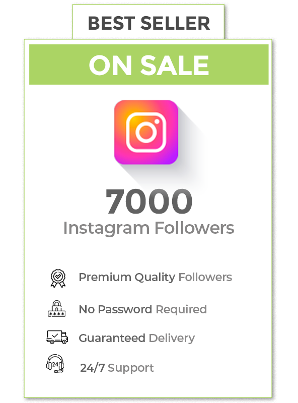 7000 Instagram Followers