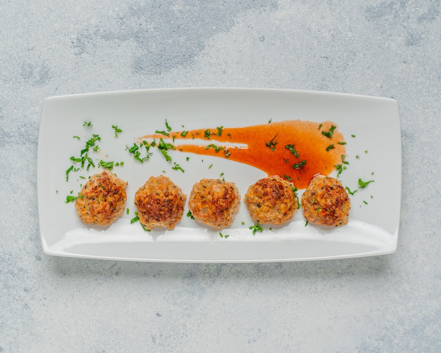 Chicken Meatballs with Dipping Sauce