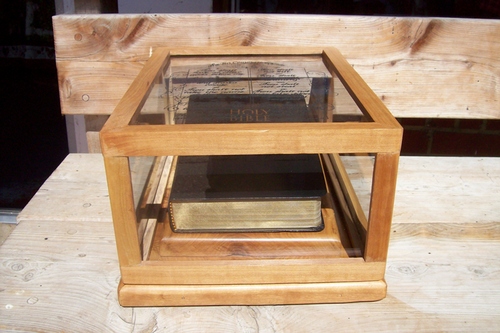 Glass Bible Box