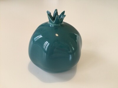 Medium Ceramic Pomegranate / Turquoise
4&quot; X 3.75&quot;