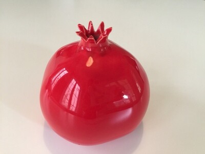 Small Ceramic Pomegranate / Red
3&quot; X 2.25&quot;