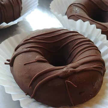 Chocolate Cake Doughnuts- Half Dozen (6qty)