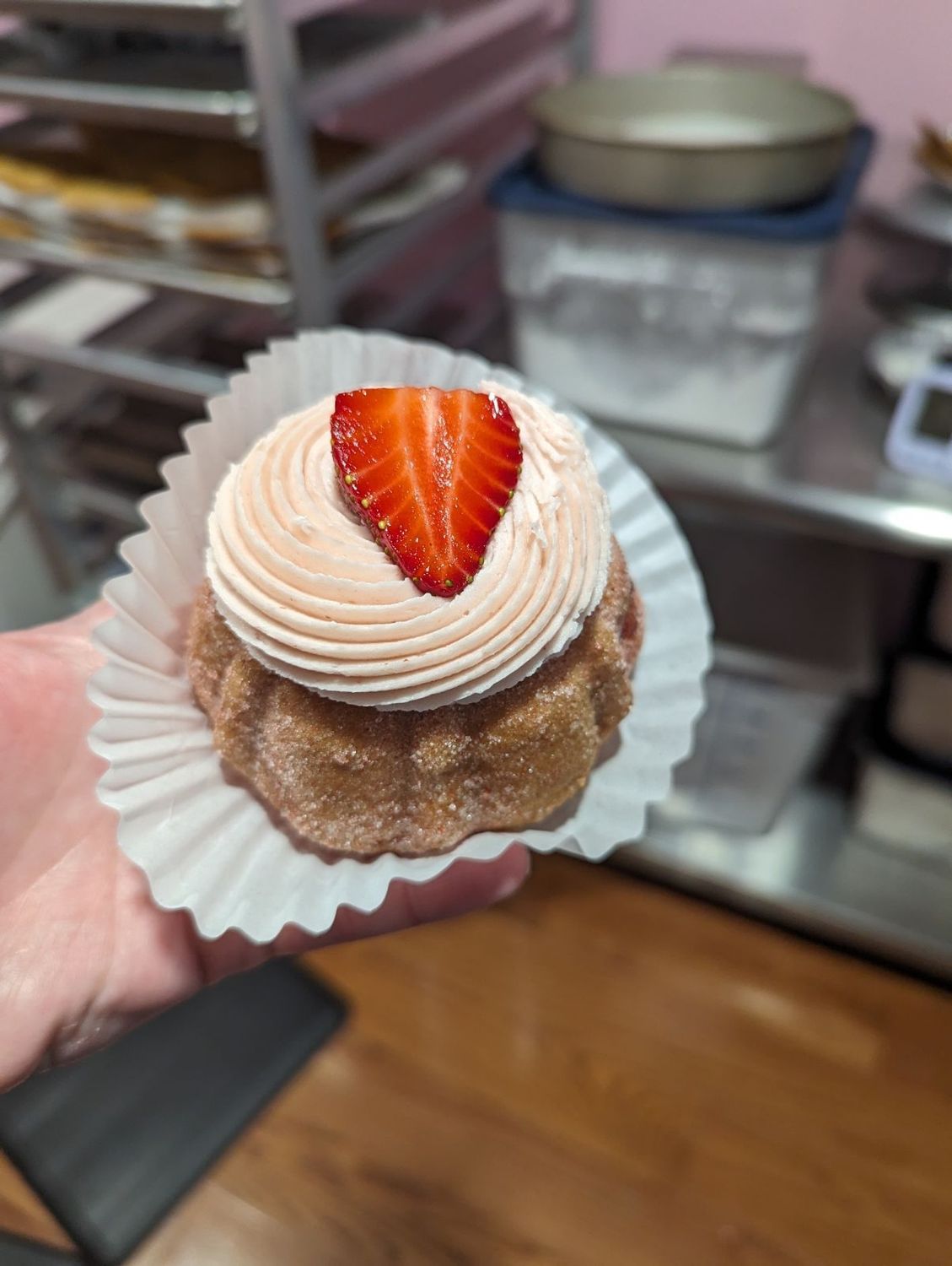 Strawberry Mini Bundt