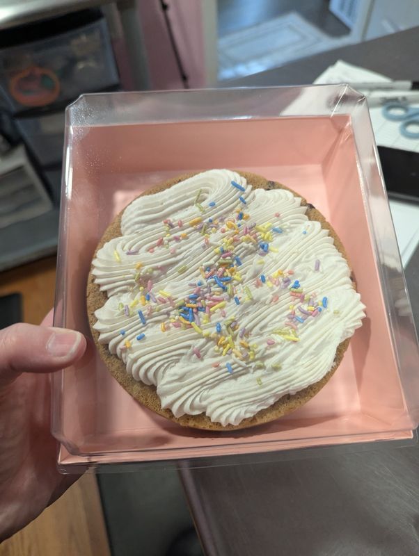 6" cookie cake -feeds 2
