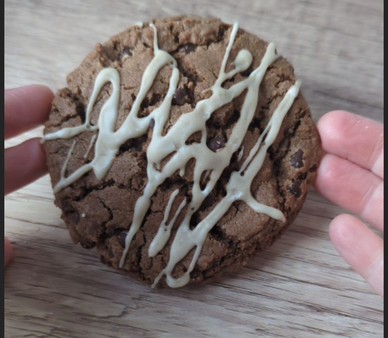 Sunbutter stuffed double chocolate chip (1dz) Sunbutter stuffed double chocolate chip (1dz)