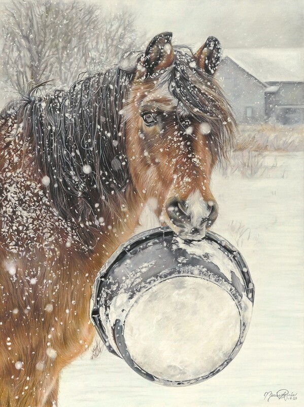 "A Winter Snack" Print - Premium Archival Matte Paper