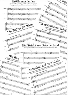 Sehr leichte Trios für Trompeten und andere Instrumente