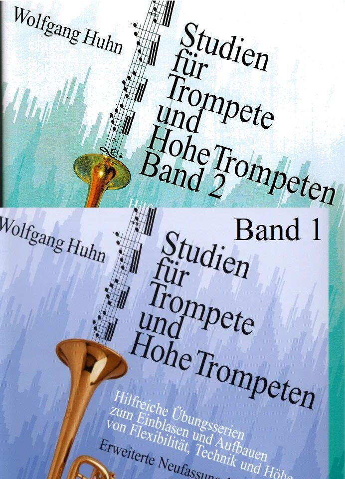 Studien für Trompete und Hohe Trompeten BAND 1 / BAND 2, pro Heft 15,20 €: bei Bestellung vermerken!
