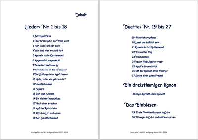 Jetzt geht's los! Allererste Lieder und Duette
für einen guten Anfang mit
Kornett, Trompete oder
Flügelhorn und andere
Instrumente in Bb, 32 Seiten.